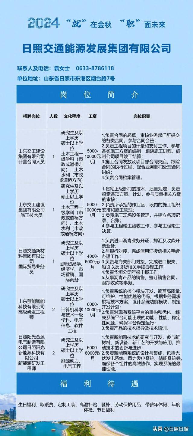 日照市交通局最新招聘启事概览