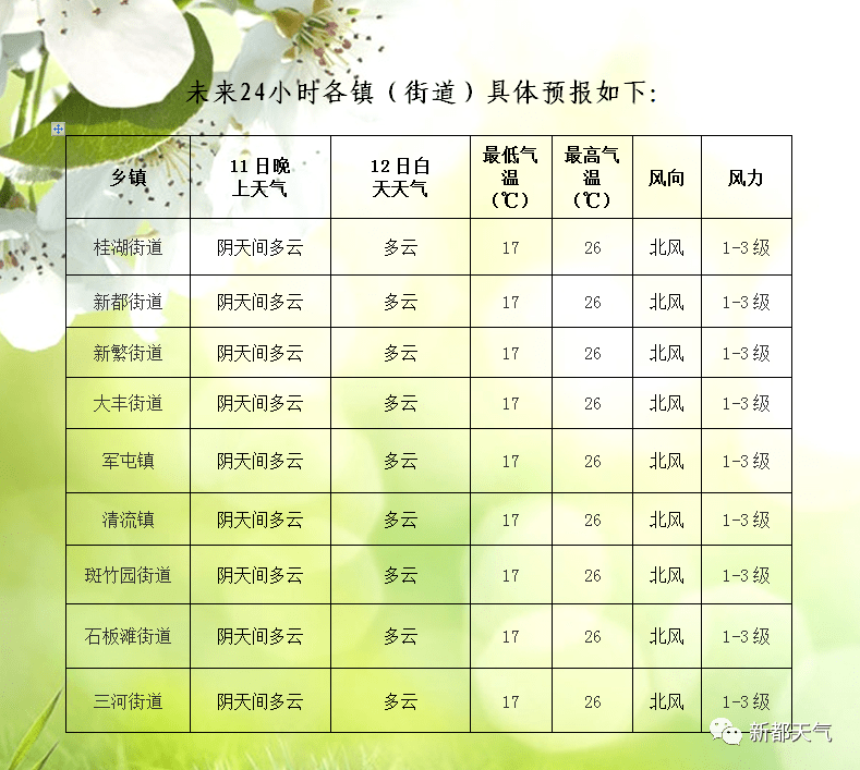 元竹镇天气预报更新通知