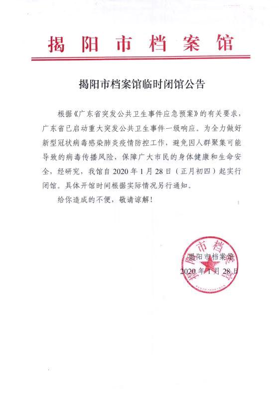 揭阳市档案局最新招聘启事