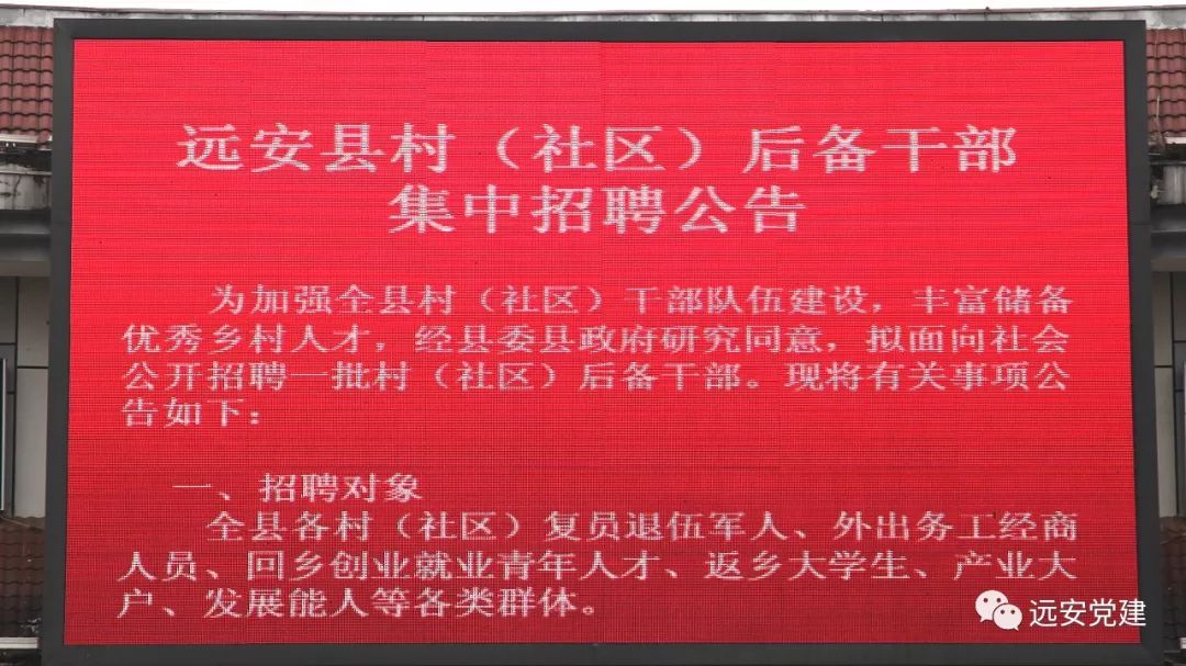 青田社区村最新招聘信息概览